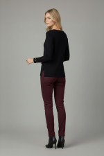 DERPOULI ΓΥΝΑΙΚΕΙΑ ΜΠΛΟΥΖΑ ΣΕ ΛΕΠΤΗ ΠΛΕΞΗ ΜΕ ΣΤΡΑΣ ΜΑΥΡΗ  1.10.39257