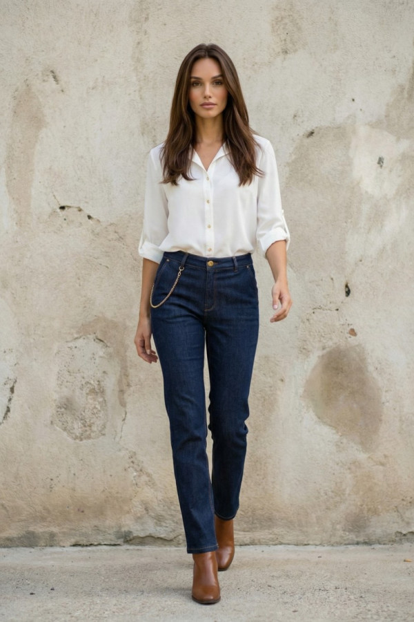 Γυναικείο λευκό πουκάμισο με πατ στα μανίκια – Derpouli - 1.12.39306 - 1.12.39306 Γυναικείο λευκό πουκάμισο με πατ στα μανίκια – Derpouli - 1.12.39306 - 1.12.39306