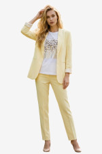 DERPOULI ΓΥΝΑΙΚΕΙΟ ΣΑΚΑΚΙ BLAZER ΜΠΑΝΑΝΑ 1.21.39296