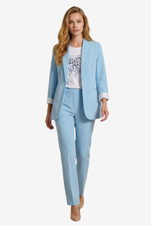 DERPOULI ΓΥΝΑΙΚΕΙΟ ΣΑΚΑΚΙ BLAZER ΣΙΕΛ 1.21.39296