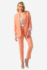 DERPOULI ΓΥΝΑΙΚΕΙΟ ΣΑΚΑΚΙ BLAZER ΜΕ ΑΛΥΣΙΔΑΚΙ PEACH 1.21.38653