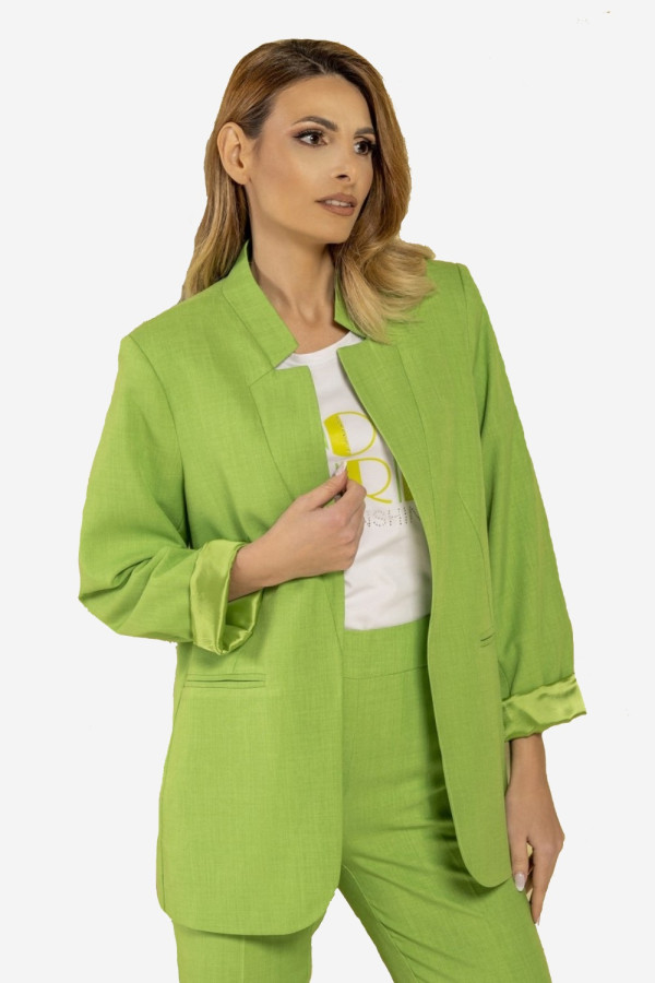 DERPOULI ΓΥΝΑΙΚΕΙΟ BLAZER INTENSE GREEN 1.21.38287