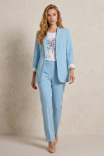 DERPOULI ΓΥΝΑΙΚΕΙΟ ΣΑΚΑΚΙ BLAZER ΣΙΕΛ 1.21.39296