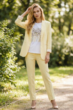 DERPOULI ΓΥΝΑΙΚΕΙΟ ΣΑΚΑΚΙ BLAZER ΜΠΑΝΑΝΑ 1.21.39296