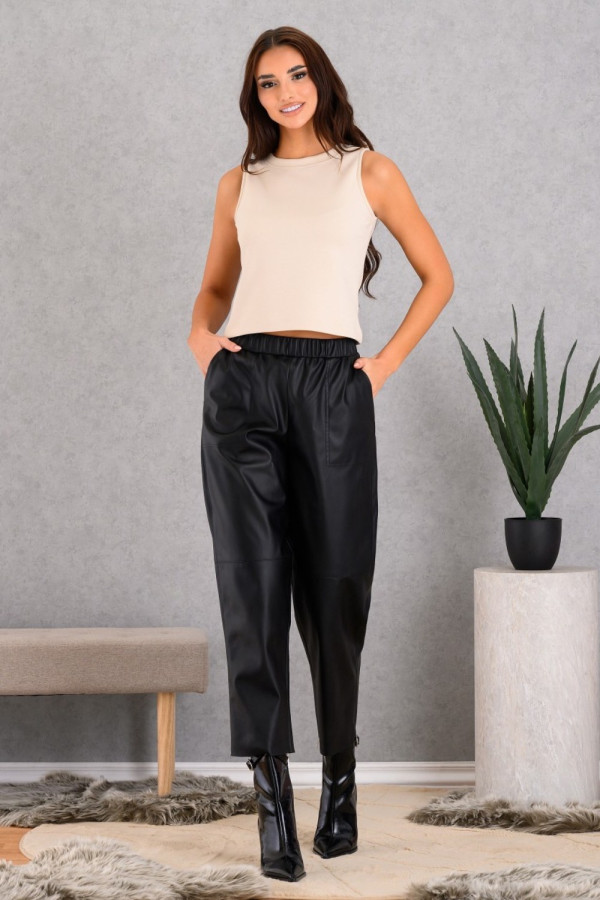 DERPOULI ΓΥΝΑΙΚΕΙΟ ΣΕΤ ΔΕΡΜΑΤΙΝΗΣ ΣΑΚΑΚΙ ΜΕ ΠΑΝΤΕΛΟΝΙ ΜΑΥΡΟ 50714-50713 DERPOULI ΓΥΝΑΙΚΕΙΟ ΣΕΤ ΔΕΡΜΑΤΙΝΗΣ ΣΑΚΑΚΙ ΜΕ ΠΑΝΤΕΛΟΝΙ ΜΑΥΡΟ 50714-50713