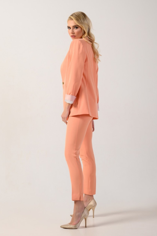 DERPOULI ΓΥΝΑΙΚΕΙΟ ΣΑΚΑΚΙ BLAZER ΜΕ ΑΛΥΣΙΔΑΚΙ PEACH 1.21.38653