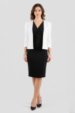 VAGIAS ΓΥΝΑΙΚΕΙΟ ΣΑΚΑΚΙ ΚΟΝΤΟ ΜΠΟΛΕΡΟ ΜΕ ΦΙΟΓΚΟ ΛΕΥΚΟ 5414-10