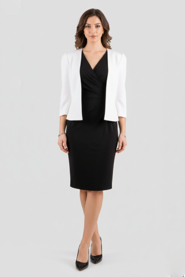 VAGIAS ΓΥΝΑΙΚΕΙΟ ΣΑΚΑΚΙ ΚΟΝΤΟ ΜΠΟΛΕΡΟ ΜΕ ΦΙΟΓΚΟ ΛΕΥΚΟ 5414-10