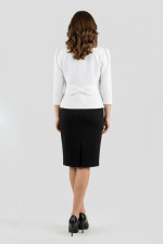 VAGIAS ΓΥΝΑΙΚΕΙΟ ΣΑΚΑΚΙ ΚΟΝΤΟ ΜΠΟΛΕΡΟ ΜΕ ΦΙΟΓΚΟ ΛΕΥΚΟ 5414-10