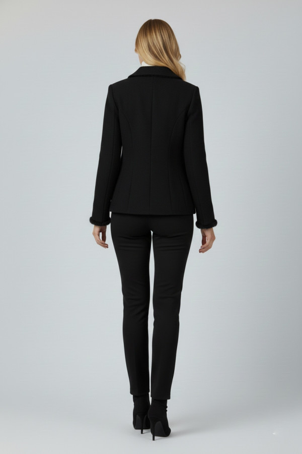 VAGIAS ΓΥΝΑΙΚΕΙΑ ΠΑΛΤΟΖΑΚΕΤΑ ΜΕ ΛΕΠΤΟΜΕΡΕΙΕΣ VEGAN ΓΟΥΝΑΣ ΜΑΥΡΟ 5860-45 VAGIAS ΓΥΝΑΙΚΕΙΑ ΠΑΛΤΟΖΑΚΕΤΑ ΜΕ ΛΕΠΤΟΜΕΡΕΙΕΣ VEGAN ΓΟΥΝΑΣ ΜΑΥΡΟ 5860-45