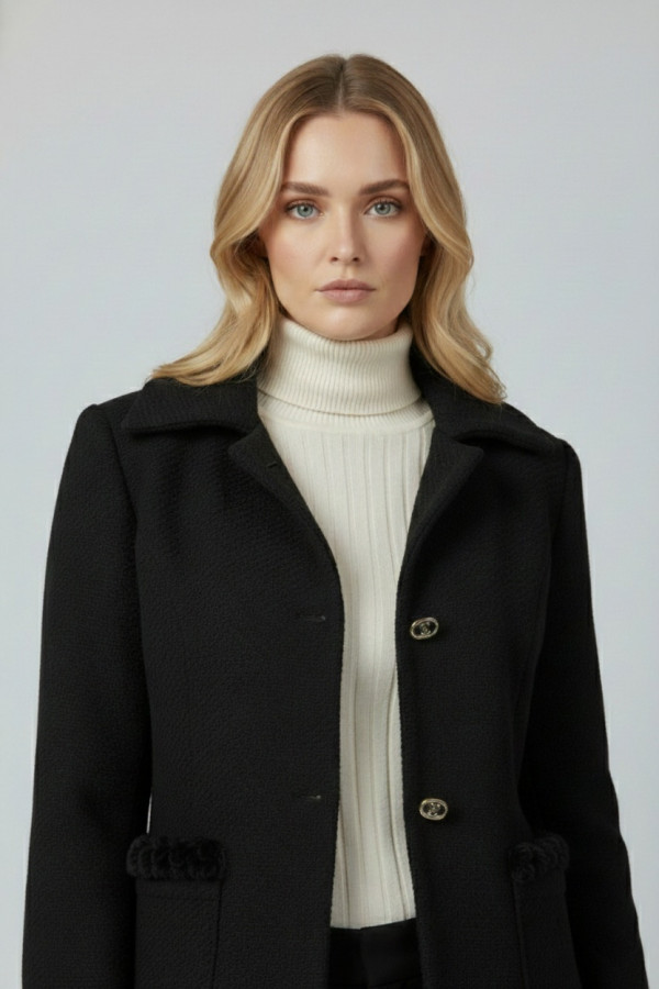 VAGIAS ΓΥΝΑΙΚΕΙΑ ΠΑΛΤΟΖΑΚΕΤΑ ΜΕ ΛΕΠΤΟΜΕΡΕΙΕΣ VEGAN ΓΟΥΝΑΣ ΜΑΥΡΟ 5860-45 VAGIAS ΓΥΝΑΙΚΕΙΑ ΠΑΛΤΟΖΑΚΕΤΑ ΜΕ ΛΕΠΤΟΜΕΡΕΙΕΣ VEGAN ΓΟΥΝΑΣ ΜΑΥΡΟ 5860-45