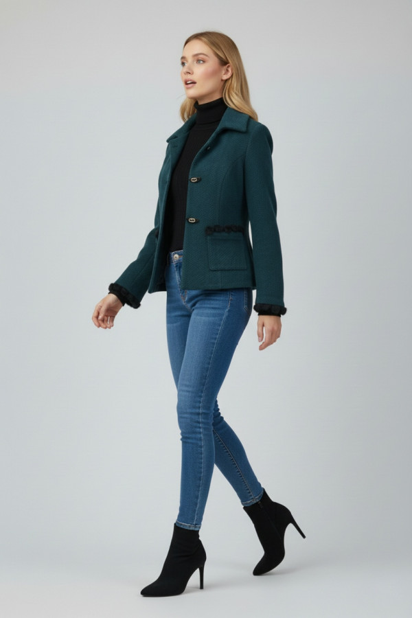 VAGIAS ΓΥΝΑΙΚΕΙΑ ΠΑΛΤΟΖΑΚΕΤΑ ΜΕ ΛΕΠΤΟΜΕΡΕΙΕΣ VEGAN ΓΟΥΝΑΣ ΠΕΤΡΟΛ 5860-45 VAGIAS ΓΥΝΑΙΚΕΙΑ ΠΑΛΤΟΖΑΚΕΤΑ ΜΕ ΛΕΠΤΟΜΕΡΕΙΕΣ VEGAN ΓΟΥΝΑΣ ΠΕΤΡΟΛ 5860-45