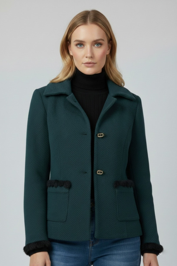 VAGIAS ΓΥΝΑΙΚΕΙΑ ΠΑΛΤΟΖΑΚΕΤΑ ΜΕ ΛΕΠΤΟΜΕΡΕΙΕΣ VEGAN ΓΟΥΝΑΣ ΠΕΤΡΟΛ 5860-45 VAGIAS ΓΥΝΑΙΚΕΙΑ ΠΑΛΤΟΖΑΚΕΤΑ ΜΕ ΛΕΠΤΟΜΕΡΕΙΕΣ VEGAN ΓΟΥΝΑΣ ΠΕΤΡΟΛ 5860-45