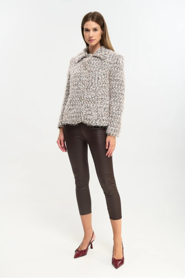 FIBES ΓΥΝΑΙΚΕΙΟ ΣΑΚΑΚΙ ΚΟΝΤΟ ΜΠΟΥΚΛΕ ΜΕ ΛΟΥΡΕΞ ΡΟΖ 01-6151