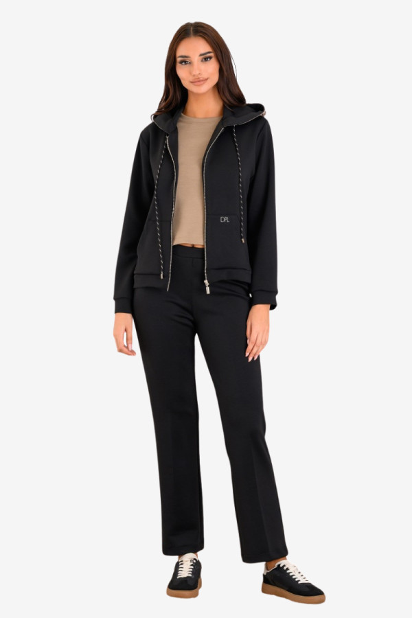 DERPOULI ΓΥΝΑΙΚΕΙΟ ΦΟΥΤΕΡ ΣΕΤ ΜΕ ΖΑΚΕΤΑ ΚΑΙ ΠΑΝΤΕΛΟΝΙ ΜΑΥΡΟ 50695-50696 DERPOULI ΓΥΝΑΙΚΕΙΟ ΦΟΥΤΕΡ ΣΕΤ ΜΕ ΖΑΚΕΤΑ ΚΑΙ ΠΑΝΤΕΛΟΝΙ ΜΑΥΡΟ 50695-50696