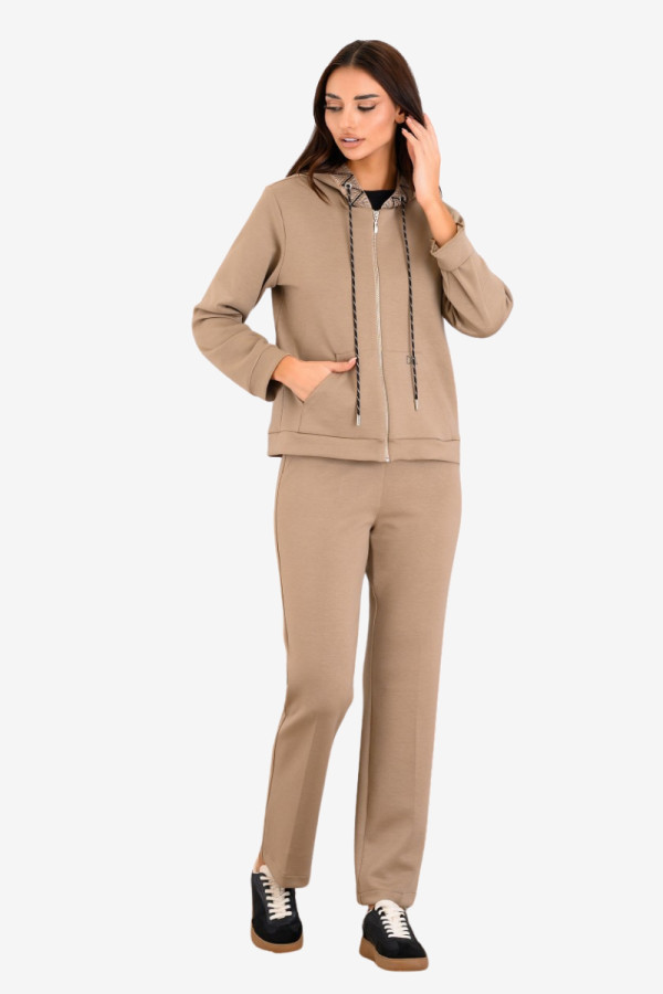 DERPOULI ΓΥΝΑΙΚΕΙΟ ΦΟΥΤΕΡ ΣΕΤ ΜΕ ΖΑΚΕΤΑ ΚΑΙ ΠΑΝΤΕΛΟΝΙ ΠΟΥΡΟ 50695-50696 DERPOULI ΓΥΝΑΙΚΕΙΟ ΦΟΥΤΕΡ ΣΕΤ ΜΕ ΖΑΚΕΤΑ ΚΑΙ ΠΑΝΤΕΛΟΝΙ ΠΟΥΡΟ 50695-50696