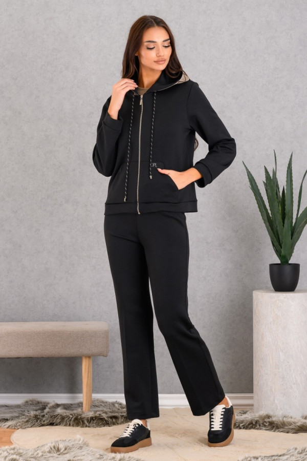 DERPOULI ΓΥΝΑΙΚΕΙΟ ΦΟΥΤΕΡ ΣΕΤ ΜΕ ΖΑΚΕΤΑ ΚΑΙ ΠΑΝΤΕΛΟΝΙ ΜΑΥΡΟ 50695-50696 DERPOULI ΓΥΝΑΙΚΕΙΟ ΦΟΥΤΕΡ ΣΕΤ ΜΕ ΖΑΚΕΤΑ ΚΑΙ ΠΑΝΤΕΛΟΝΙ ΜΑΥΡΟ 50695-50696