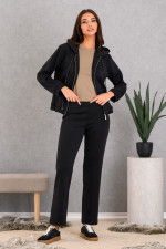 DERPOULI ΓΥΝΑΙΚΕΙΟ ΦΟΥΤΕΡ ΣΕΤ ΜΕ ΖΑΚΕΤΑ ΚΑΙ ΠΑΝΤΕΛΟΝΙ ΜΑΥΡΟ 50695-50696 DERPOULI ΓΥΝΑΙΚΕΙΟ ΦΟΥΤΕΡ ΣΕΤ ΜΕ ΖΑΚΕΤΑ ΚΑΙ ΠΑΝΤΕΛΟΝΙ ΜΑΥΡΟ 50695-50696