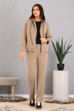 DERPOULI ΓΥΝΑΙΚΕΙΟ ΦΟΥΤΕΡ ΣΕΤ ΜΕ ΖΑΚΕΤΑ ΚΑΙ ΠΑΝΤΕΛΟΝΙ ΠΟΥΡΟ 50695-50696 DERPOULI ΓΥΝΑΙΚΕΙΟ ΦΟΥΤΕΡ ΣΕΤ ΜΕ ΖΑΚΕΤΑ ΚΑΙ ΠΑΝΤΕΛΟΝΙ ΠΟΥΡΟ 50695-50696