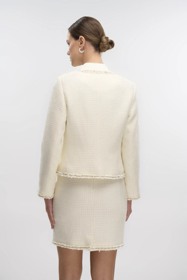 FIBES ΓΥΝΑΙΚΕΙΟ ΣΕΤ ΛΟΥΡΕΞ  ΣΑΚΑΚΙ ΤΥΠΟΥ ΣΑΝΕΛ ΚΑΙ ΦΟΥΣΤΑ ΕΚΡΟΥ 02-2808