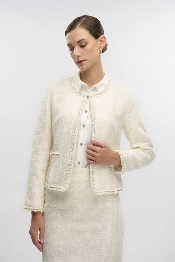 FIBES ΓΥΝΑΙΚΕΙΟ ΣΕΤ ΛΟΥΡΕΞ  ΣΑΚΑΚΙ ΤΥΠΟΥ ΣΑΝΕΛ ΚΑΙ ΦΟΥΣΤΑ ΕΚΡΟΥ 02-2808