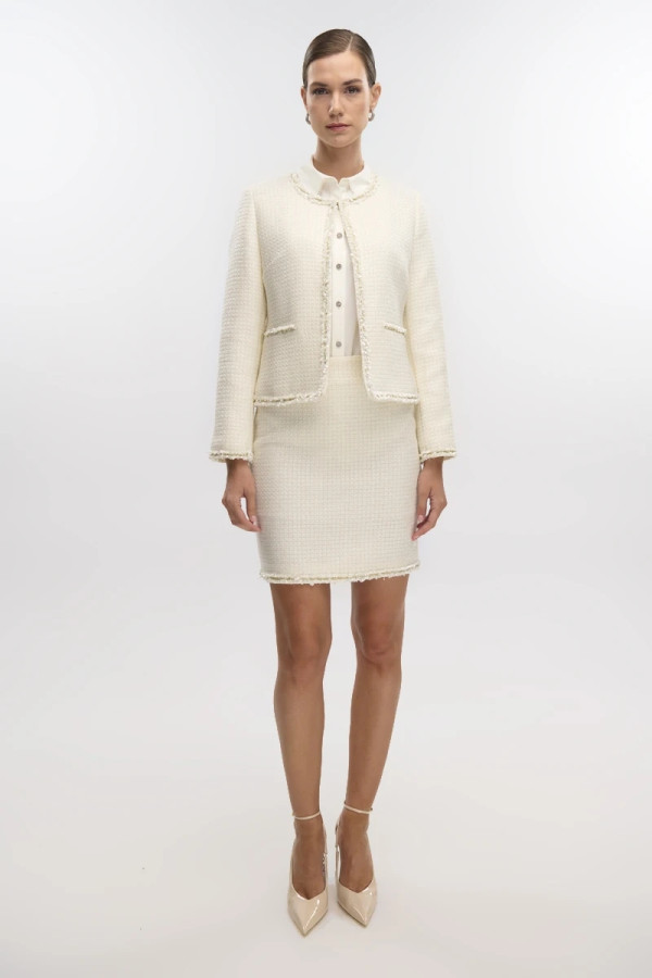 FIBES ΓΥΝΑΙΚΕΙΟ ΣΕΤ ΛΟΥΡΕΞ  ΣΑΚΑΚΙ ΤΥΠΟΥ ΣΑΝΕΛ ΚΑΙ ΦΟΥΣΤΑ ΕΚΡΟΥ 02-2808