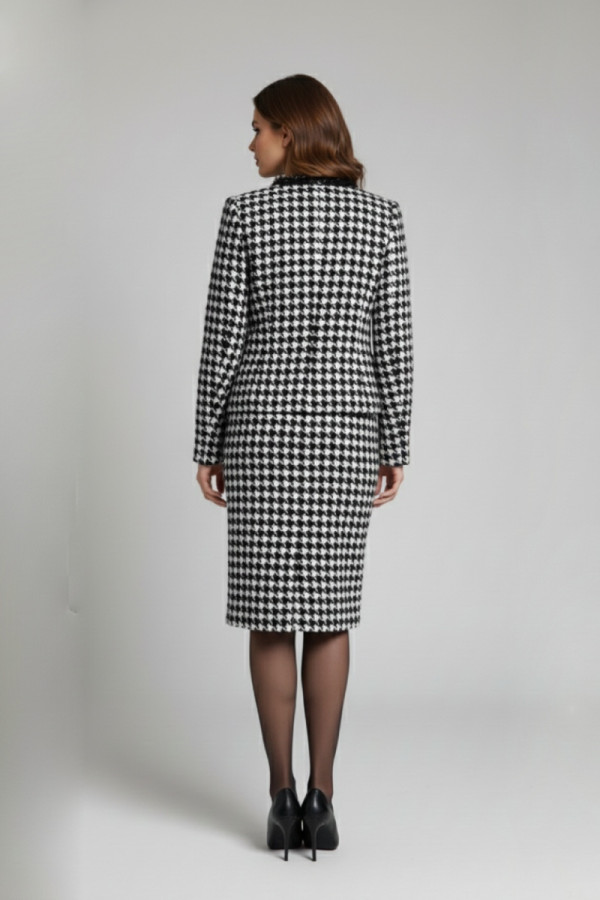 VAGIAS ΓΥΝΑΙΚΕΟ ΣΕΤ ΣΑΚΑΚΙ ΤΥΠΟΥ ΣΑΝΕΛ ΜΕ ΦΟΥΣΤΑ PIED DE POULE ΜΑΥΡΟ 4535-430-22 VAGIAS ΓΥΝΑΙΚΕΟ ΣΕΤ ΣΑΚΑΚΙ ΤΥΠΟΥ ΣΑΝΕΛ ΜΕ ΦΟΥΣΤΑ PIED DE POULE ΜΑΥΡΟ 4535-430-22