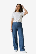 Γυναικείο T-shirt λευκό βαμβακερό με μοτίβα φιόγκων – Derpouli