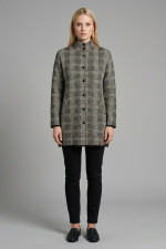 ELIN ΓΥΝΑΙΚΕΙΑ ΜΑΚΡΙΑ ΖΑΚΕΤΑ ΜΑΛΛΙΝΗ ΜΕ ΚΑΡΟ ΜΟΤΙΒΟ ΜΑΥΡΗ 021