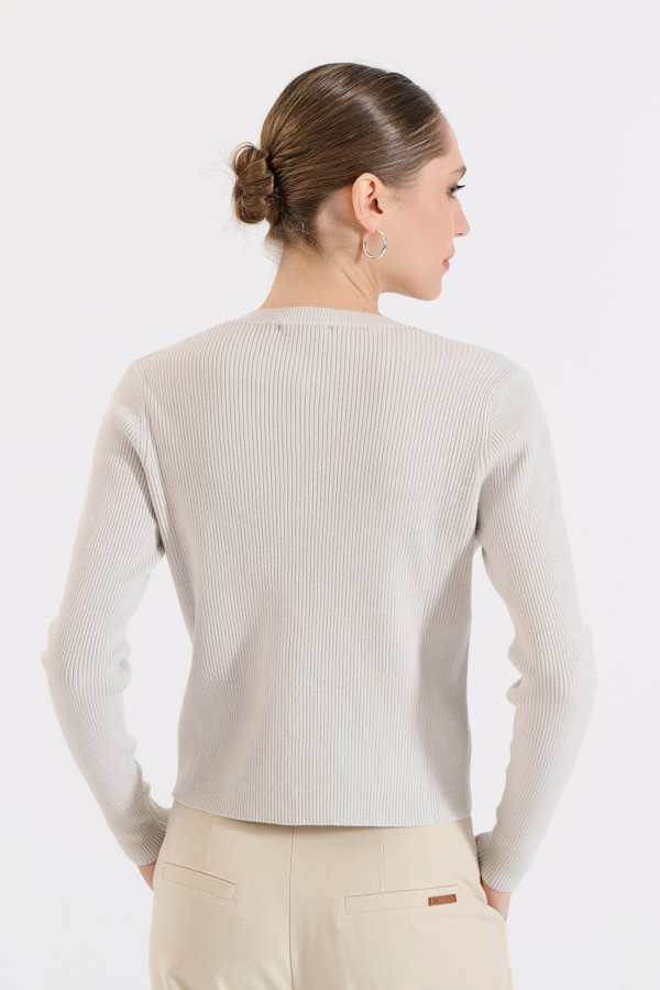 BILL COST ΓΥΝΑΙΚΕΙΑ ΠΛΕΚΤΗ ΖΑΚΕΤΑ ΛΟΥΡΕΞ ΜΕ ΚΟΥΜΠΙΑ ΒΑΝΙΛΙΑ 20-131370-0