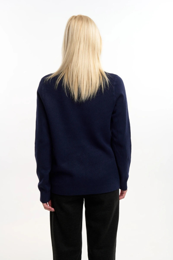 FIBES ΓΥΝΑΙΚΕΙΑ ΖΑΚΕΤΑ ΠΛΕΚΤΗ ΜΕ ΚΟΥΜΠΙΑ ΜΠΛΕ 05-9344