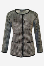 ELIN ΓΥΝΑΙΚΕΙΑ ΖΑΚΕΤΑ ΚΛΑΣΣΙΚΗ ΣΕ ΜΑΛΛΙΝΗ ΠΛΕΞΗ ΕΜΠΡΙΜΕ ΜΑΥΡΟ 019