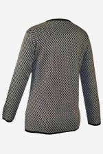 ELIN ΓΥΝΑΙΚΕΙΑ ΖΑΚΕΤΑ ΚΛΑΣΣΙΚΗ ΣΕ ΜΑΛΛΙΝΗ ΠΛΕΞΗ ΕΜΠΡΙΜΕ ΜΑΥΡΟ 019